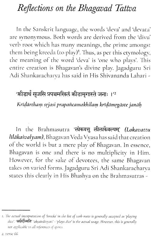 Exotic India Bhagavad Tattva Mimamsa: Reflections On The Nature Of Bhagavan 
