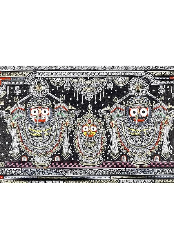 Exotic India Bhagawan Jagannath | Pattachitra Painting