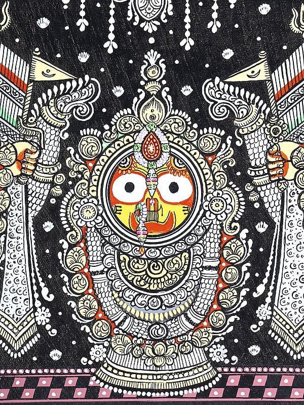 Exotic India Bhagawan Jagannath | Pattachitra Painting