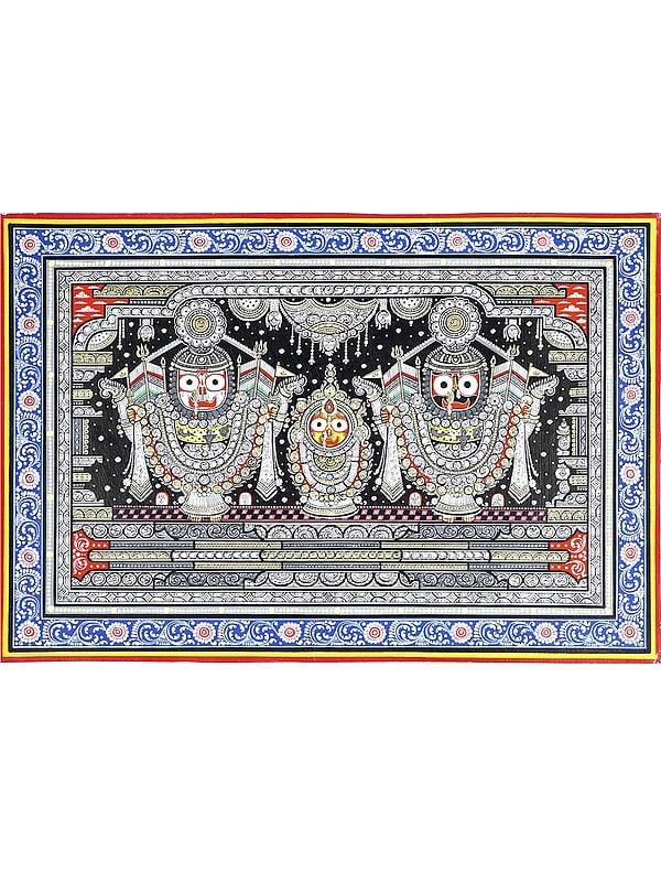 exotic india Bhagawan Jagannath | Pattachitra Painting