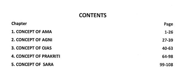 Exotic India Biology Of Ama Agni Ojas Prakriti & Sara In Ayurveda For UG And PG Scholars 
