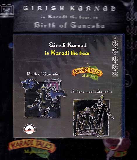 exotic india Birth of Ganesha Kubera Meets Ganesha (Karadi Tales Mythology) (Audio CD with Two Booklets)): Audiobook for Children 