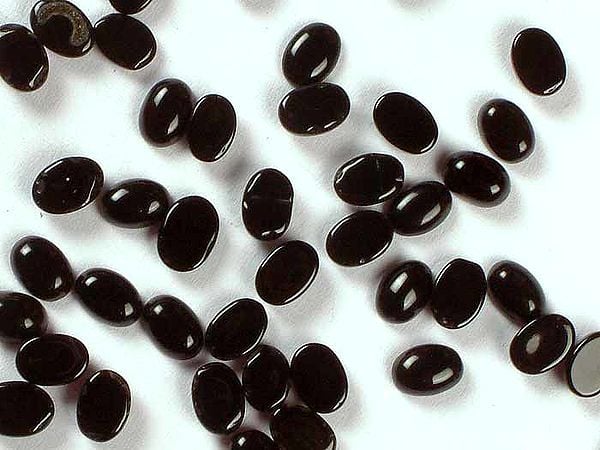 exotic india Black Onyx mm Sized Cabochons | Gemstone Beads