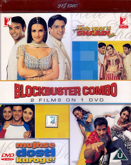 exotic india Blockbuster Combo 2 Films On 1 DVD (Mere Yaar Ki Shaadi Hai & Mujhse Dosti Karoge) (DVD) 
