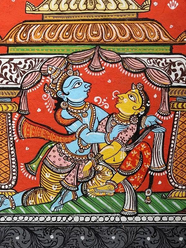 Exotic India Boat Of Love | Pattachitra Art | Watercolor Painting