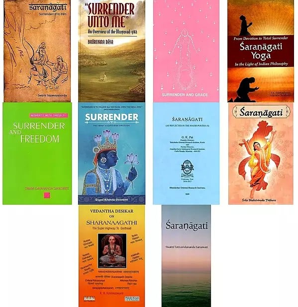 exotic india Books on Saranagati (Surrender to God Set of 10 Books) 
