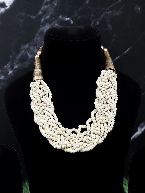 exotic india Braided Bead Necklace | Indian Necklaces with Unique Designs 
