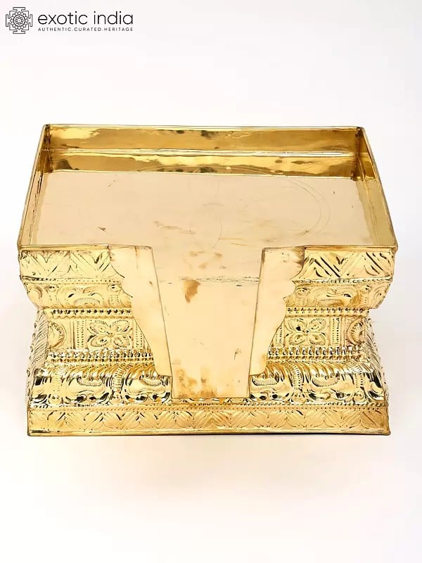 Exotic India Brass Abhishek Patra | Available In Different Sizes 