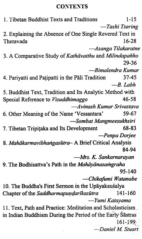 Exotic India Buddhist Texts And Traditions Selected Papers International Conference On Buddhist Texts And Traditions (21-23 December 2009) 