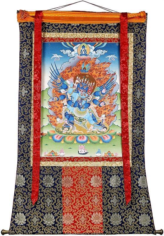 Exotic India Chemchok Heruka With Consort - Tibetan Buddhist 