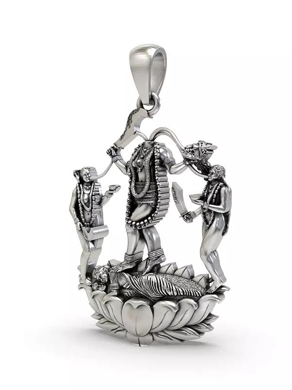 Exotic India Chhinnamasta - The Goddess Of Self-Sacrifice Pendant 