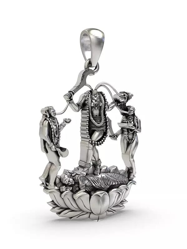 Exotic India Chhinnamasta - The Goddess Of Self-Sacrifice Pendant 