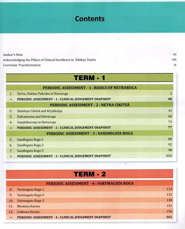 Exotic India Clinical Competency Textbook Of Salakya Tantra (Netra Roga- Ophthalmology) As Per Course Curriculum For Third Professional BAMS Prescribed By NCISM 