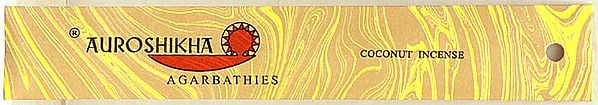 exotic india Coconut Incense (Auroshikha Agarbathies) 