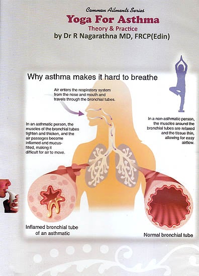 exotic india Common Ailments Series: Yoga For Asthma Theory & Practice (DVD) 