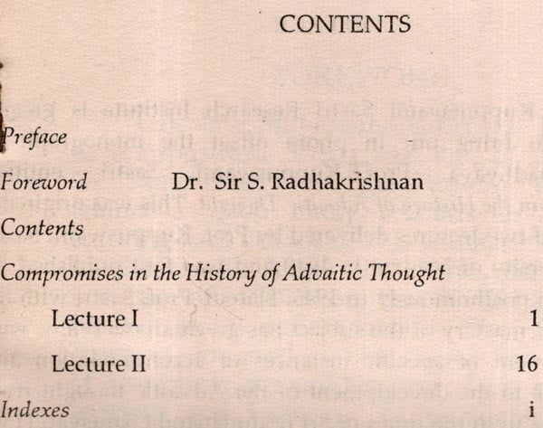 Exotic India Compromises In The History Of Advaitic Thought (An Old And Rare Book) 