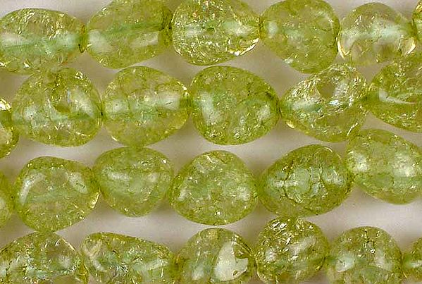 exotic india Crack Crystal Plain Nuggets | Semi-Precious Gemstone Beads 