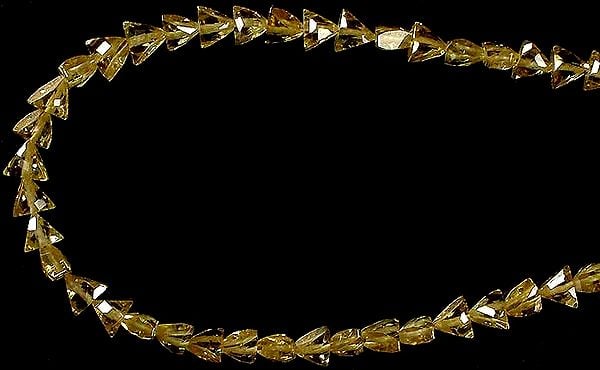 exotic india Cubic Zirconia Triangles | Gemstone Beads