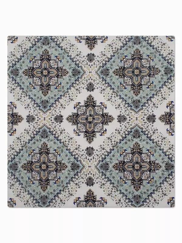 Exotic India Cushion Cover With Printed Persian Motifs 