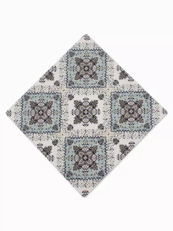 Exotic India Cushion Cover With Printed Persian Motifs 