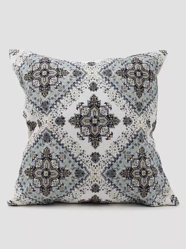 exotic india Cushion Cover with Printed Persian Motifs 