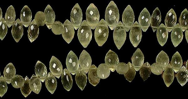 exotic india CZ Edge-to-Edge Faceted Cuboids | Gemstone Beads