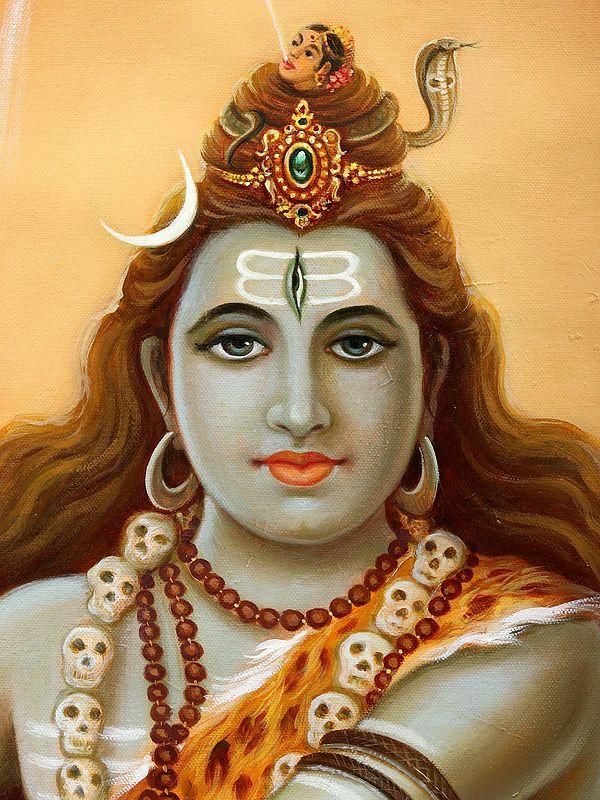 Exotic India Dancing Lord Shiva | Oil Painting On Canvas