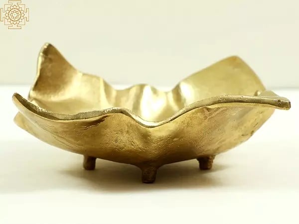 Exotic India Decorative Brass Bowl | Table Decor Items