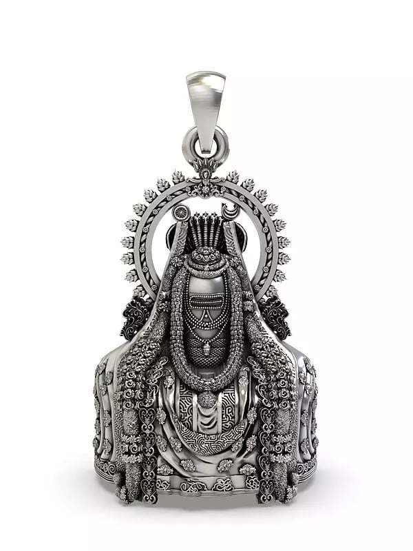 exotic india Deity Arunachalesvara form of Lord Shiva Pendant 