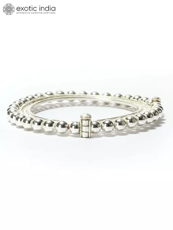 exotic india Designer Sterling Silver Bangle (Price Per Piece) 