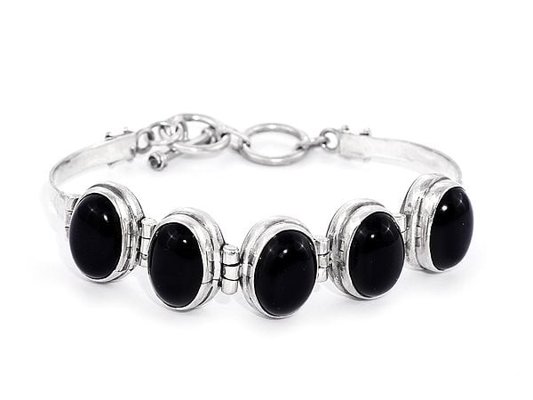 exotic india Designer Sterling Silver Bracelet with Gemstone