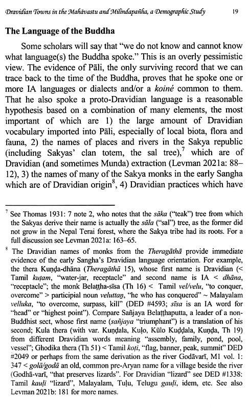 Exotic India Dravidian Towns In The Mahavastu And Milindapanha: A Demographic Study 