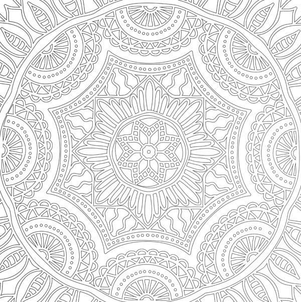 Exotic India Dreamland Refreshing Mandala Colouring Book For Adults (Volume 1) 
