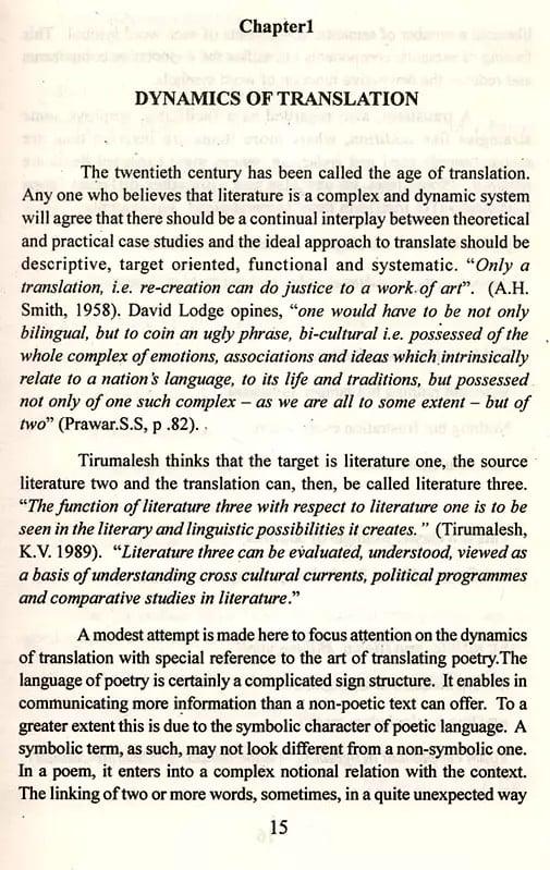Exotic India Dynamics Of Translation- An Indian Perspective (An Old And Rare Book) 
