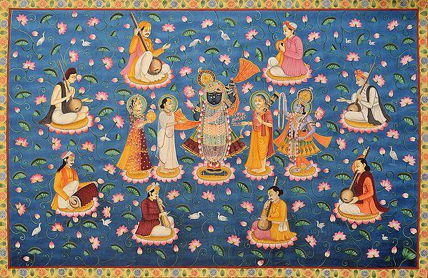 exotic india Eight Vaishnava Acharyas of Vallabha Sampradaya 