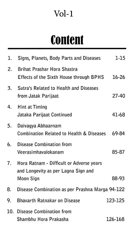 Exotic India Encyclopedia Of Medical Astrology (Set Of 2 Volumes) 