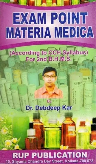 exotic india Exam Point Materia Medica- According to CCH Syllabus for 2nd B.H.M.S. 