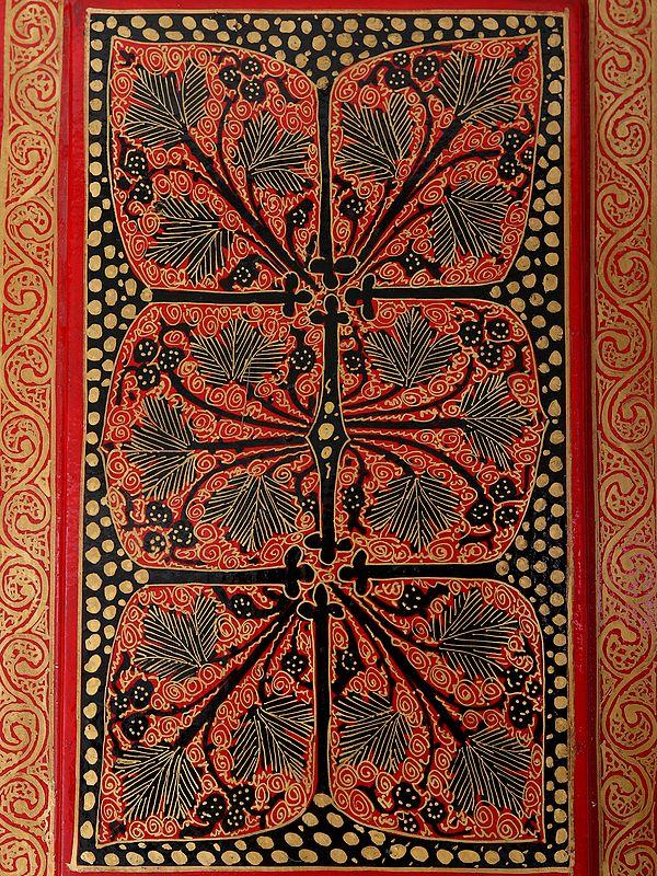 Exotic India 10" Hand Painted Designer Wood Box