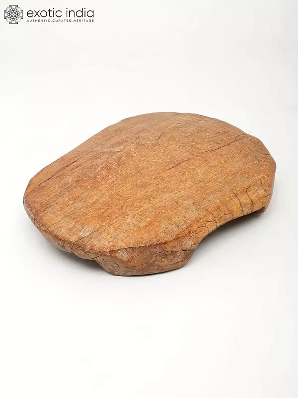 Exotic India 12" Pedestal In Wood
