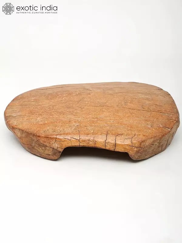 exotic india 12" Pedestal in Wood 