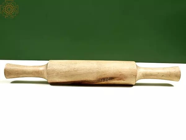 exotic india 12" Roti Belan | Wooden Chapati Roller