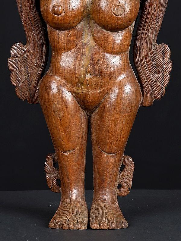 Exotic India 13" Fish Lady | Modern Art Sculpture 