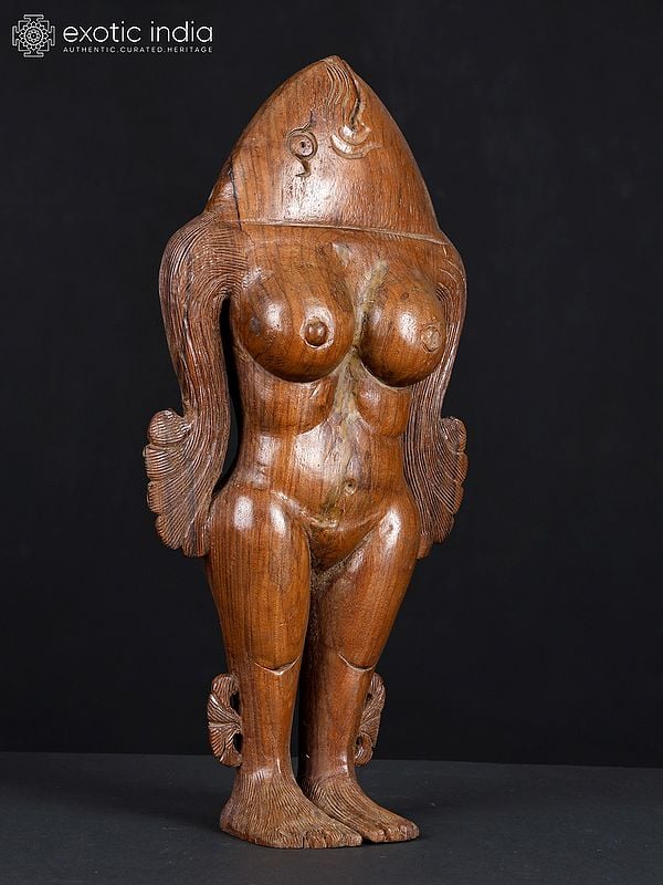 Exotic India 13" Fish Lady | Modern Art Sculpture 