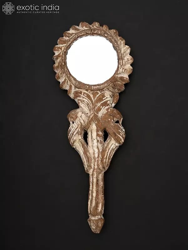 exotic india 14" Designer Handheld Mirror