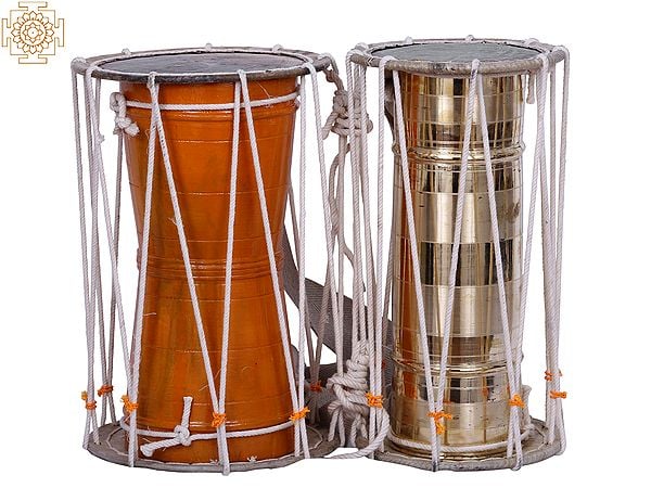Exotic India 15" Pambai Set | Musical Instrument 