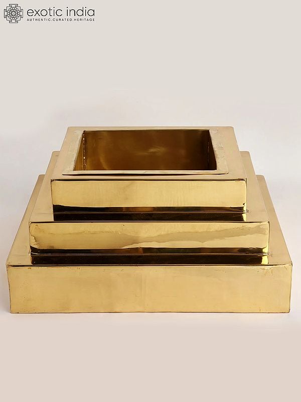 exotic india 16" Brass Havana Kunda 