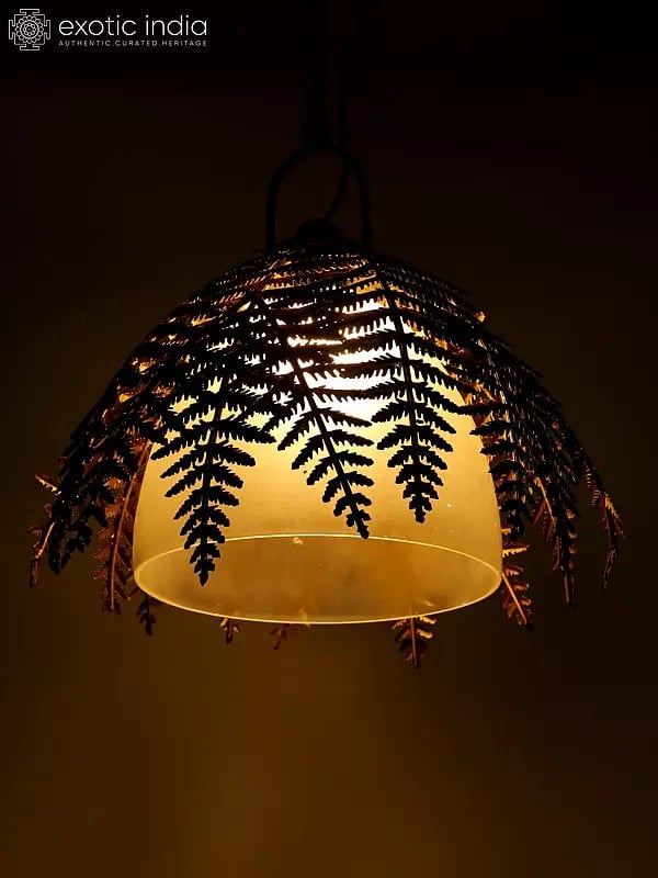 Exotic India 16" Stylish Ceiling Lamp | Home Decor