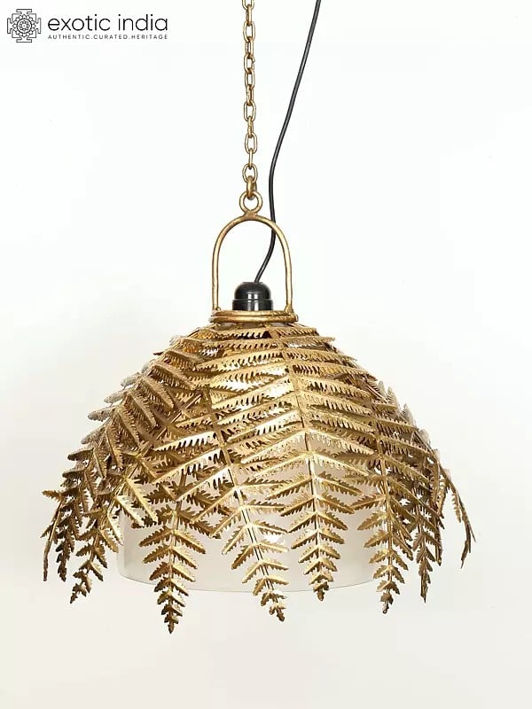 Exotic India 16" Stylish Ceiling Lamp | Home Decor