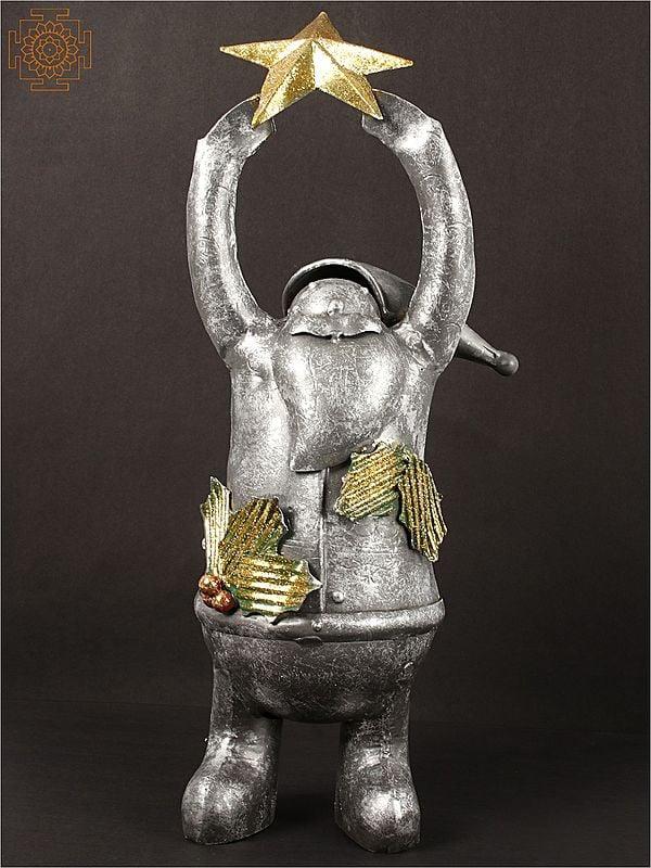 exotic india 17" Iron Santa | Home Decor 