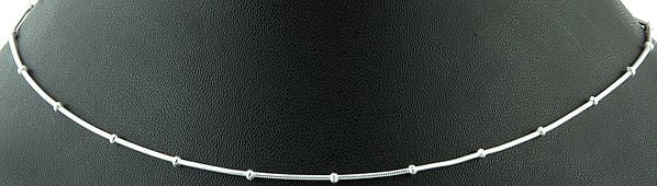exotic india 18" Sterling Chain with Spring Closure